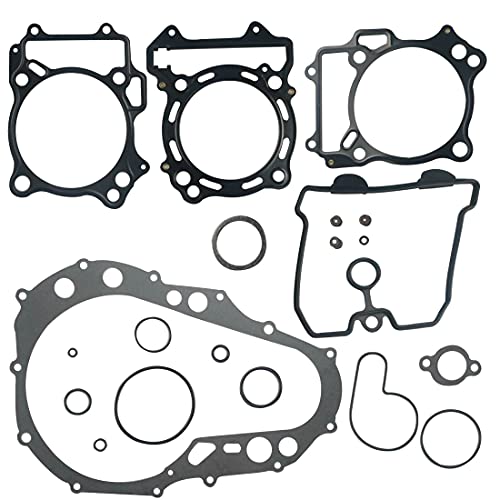 Image of Complete Engine Top End Head Gasket Kit for Arctic Cat 400 DVX 04-08 Kawasaki KFX400 2003-2006 Suzuki Quadsport Z400 2003-2008 Dirt Bike Engine Gasket Valve Seal O-Ring Set Kit 1321050042 0934-1676