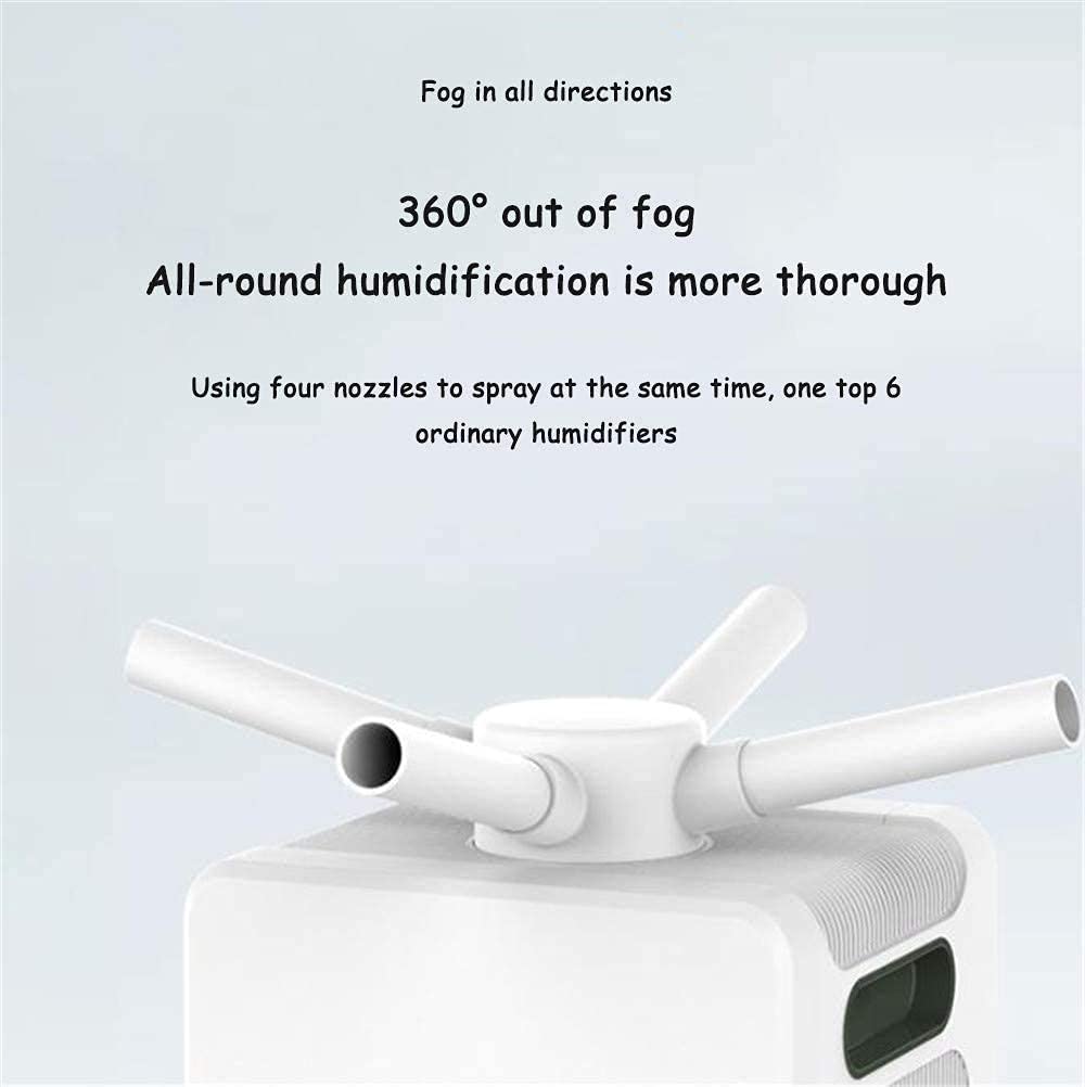 Umidificatore a Nebbia Fredda, Serbatoio da 15 Litri/4 galloni con riempimento dall'alto, umidificatore diffusore per Camera da Letto