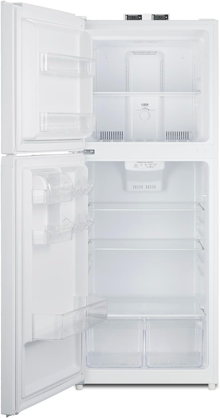 Summit BKRF1088WLHD 24" Wide Break Room Refrigerator-Freezer (Left Hand Door, White)