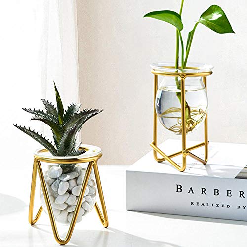 Vaas voor bloemen, plant succulente bloempotten, housewarming gift, voor vrienden en familie, Kerstmis, bruiloft, bruids douche, exclusief bloemen - Afbeelding 5