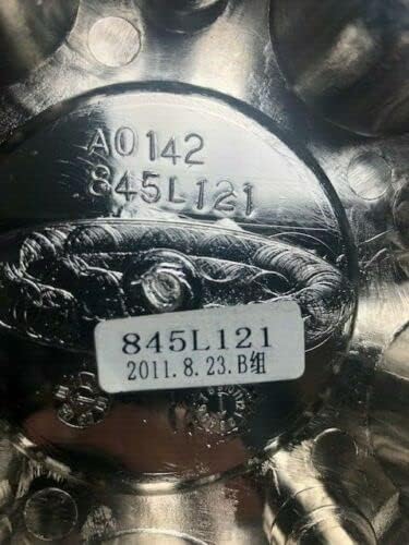 Miniatura 3 de Moto Metal 845L121R A0142 845L121 Tapa central de rueda cromada