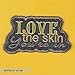 EMBROVERSE Love The Skin You're in Embroidered Patch - Melanin Shades Black Queen Iron-On - Empowering Melanin Beauty Accessory, Size: 3.8 x 2.1 inches