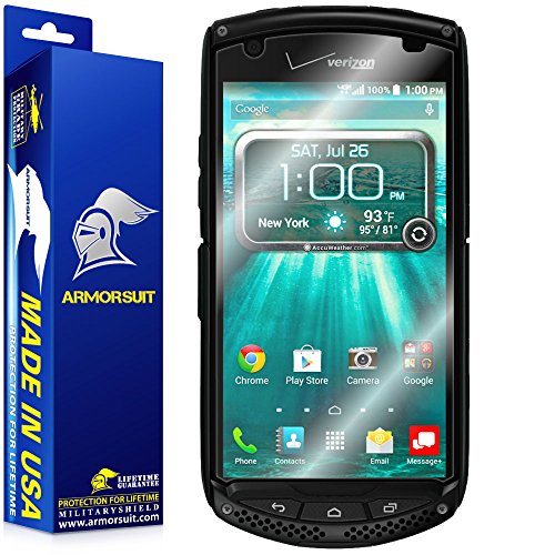 ArmorSuit Screen Protector Designed for Kyocera Brigadier Case Friendly MilitaryShield Anti-Bubble HD Clear Film