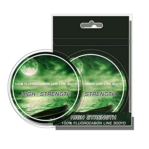 YOTO Hilo Pescar Fluorocarbono 100% Fluorocarbono 10 Tamaños 275M Transparente Línea de Pesca (3.6kg 0.23mm)