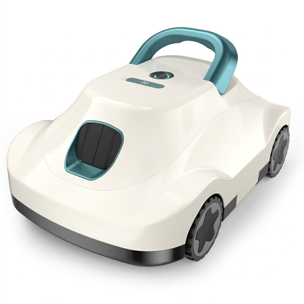 Photo 1 of (2026 Upgrade) Cordless Robotic Pool Cleaner, Automatic Pool Vacuum for Above Ground & Inground Pools, 170-Min Runtime, 3L Basket for Leaves & Debris, Auto-Parking, Powerful Suction up to 2000 Sq.Ft