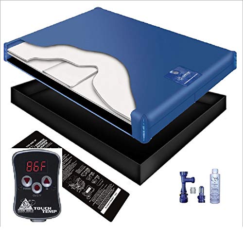 INNOMAX 70% WAVELESS WATERBED Mattress/Liner/Digital Heater/Fill Drain/Conditioner KIT (California King 72x84 1G5GT1)