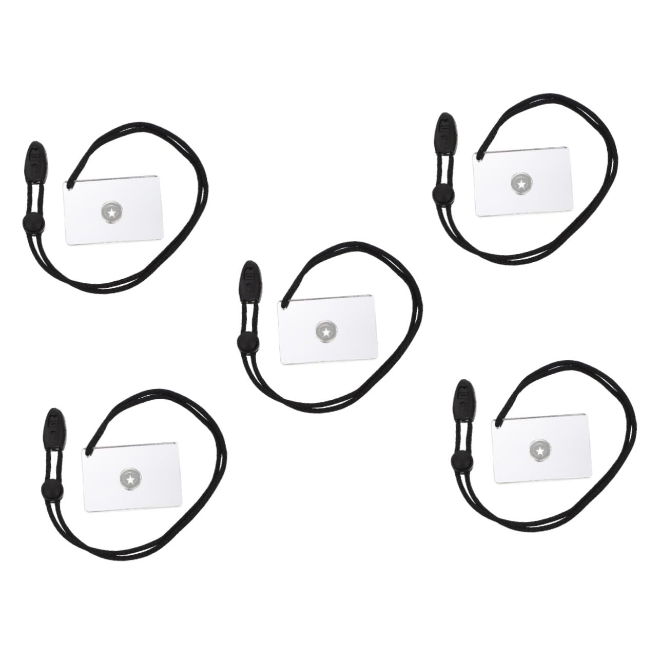 Toddmomy Überlebenssignalspiegel Multifunktionaler Camping Reflektionsspiegel Hochwertigem Tragbar mit Lanyard für Outdoor und Präzise Signalübertragung