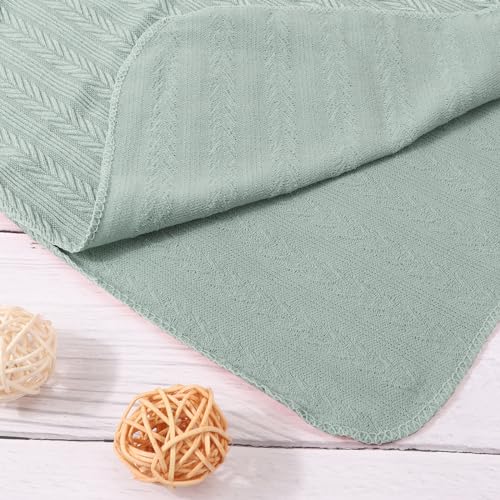 Image of BQUBO Newborn Receiving Blanket Hat Mittens Set for Baby, Unisex Baby Boys Girls Essentials, Newborn Registry Must Haves, Stroller Crib Shower Gifts