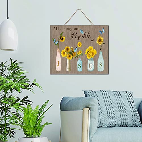 Plaque bois Jesus primitive de qualité artisanale pour mur d'enfant - 3