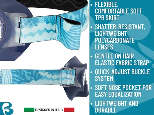 Cressi Youth Mask & Snorkel Kits for Ages 5 to 15 - Nautilus Kid Combo miniatura 6