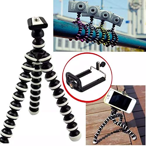 Mini Tripé Flexível com Clipe Ajustável para Smartphone