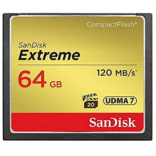 Sandisk Extreme 64Gb Compactflash Cf Memory Card (2 Pack) Works With Canon Eos 5D Mark Iv Digital Dslr Cameras Hd Udma 7 (Sdcfxsb-064G-G46) Bundle With Everything But Stromboli Combo Reader #TOP2
