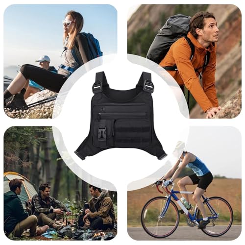 Chaleco multifución para correr cómodo en tus aventuras al aire libre con correas ajustables 4