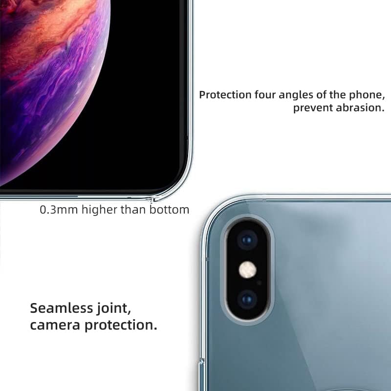 Miniatura 7 de Funda magnética transparente para iPhone Xs Max con carga inalámbrica MagSafe, antiamarilla, a prueba de golpes, funda protectora para iPhone Xs Max