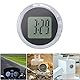 YUNYODA Mini Motorrad Uhr, Universal Wasserdicht Motorraduhr, Digital Uhr Stick-On für Fahrrad/Motorrad/SUV Verschiedene Modelle kleines Schwarz