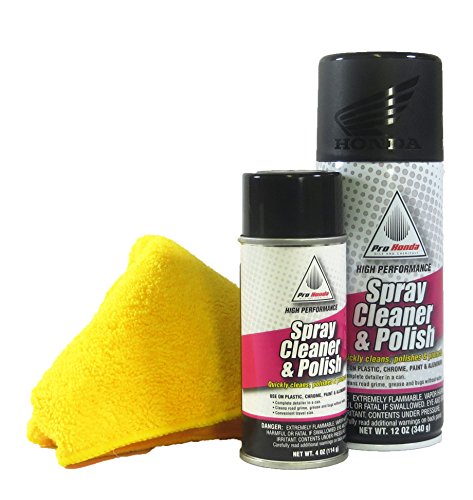 Honda Genuine OEM Spray Polish Kit; 12oz, 4oz, and Microfiber Towel