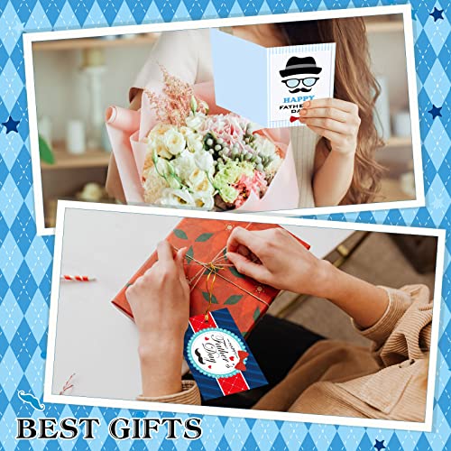 Fainne 180 Set Father's Day Cards With Envelopes Stickers Bulk Foldable Greeting Cards Assortment Gift Card Set Holder Assorted Funny Designs For Father's Day With 180 Envelopes And 180 Stickers #TOP6