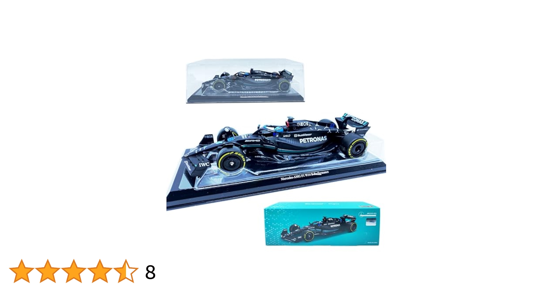 Amazon | HTLNUZD Bburago 2023 1/24 F1Mercedes AMGW14#63 合金