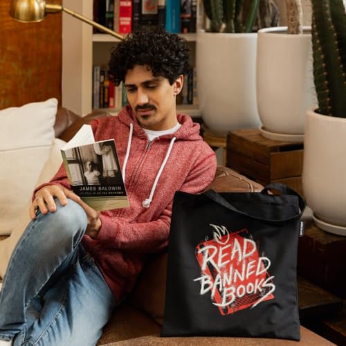Out of Print Read Banned Books Tote Bag with Inner Pocket - Gift for Book Lovers3