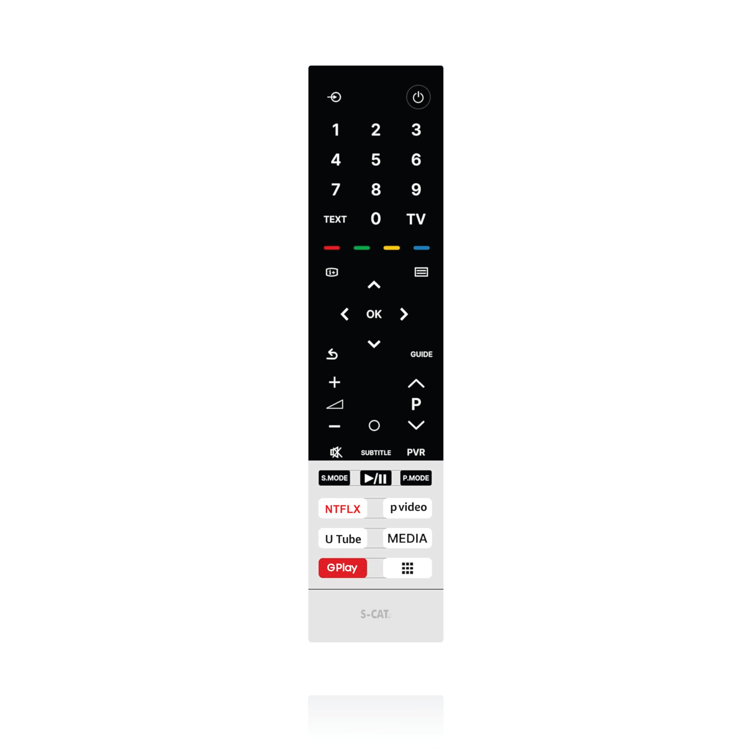 S-CAT Compatible with Toshiba Smart Tv Remote Without Voice - Hot Keys Netflix, Prime Video, Media, Google Play, YouTube and Media Use for LCD LED OLED QLED UHD 4K Android TVs-image-22
