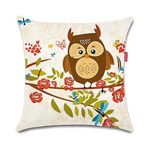 Weiang Funda de cojín de doble cara Cover