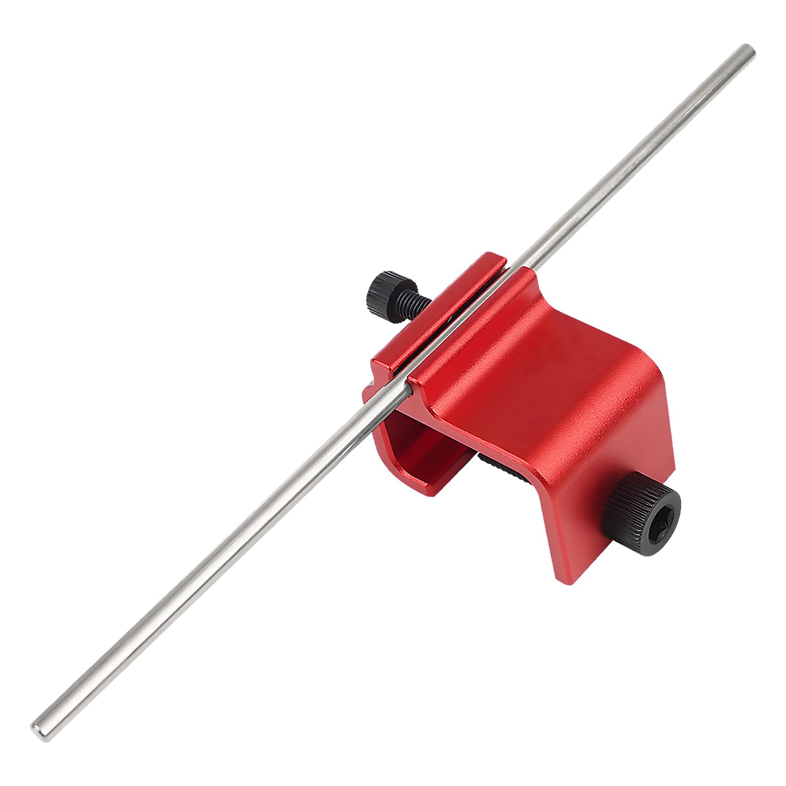 KVAEY Chain Alignment Tool for Motorcycle, 08-0048 Aluminum Sprocket Chain Adjustment Tool, Quick &amp; Accurate Professional Chain Alignment Tool Suitable for ATV Scooter Dirt Bike (Orange Red)