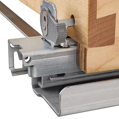 Rev-A-Shelf 4Wcsc-1835Dm-2 Double 35 Quart Pull-Out Kitchen Cabinet Waste Containers Trash Cans Bins With Blumotion Soft-Close Slides & 135Lb Capacity #TOP4