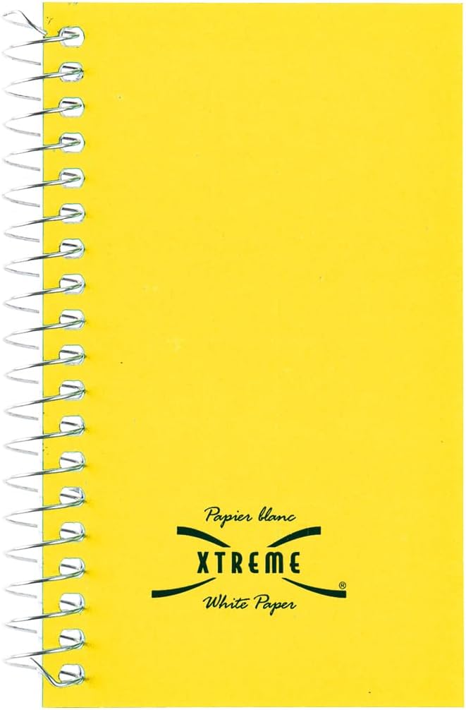 National® Memo Book, 12-Pack, Narrow-Ruled, Side-Bound, Xtreme White, 5" x 3", 120 Pages, Assorted Colors (31220-12PK)