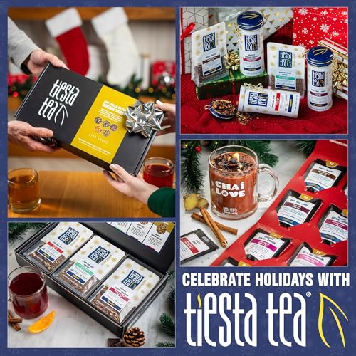 Image of Tiesta Tea - Peach Party, Loose Leaf, Peach Hibiscus Herbal Brew, Premium Blend, Non-Caffeinated Fruit Blend, Makes Hot or Iced & Up to 25 Cups, 2oz Resealable Pouch
