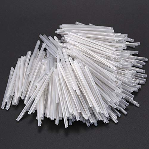 Foto von KVSERT 300 Stück Glasfaser-Spleißröhren, Schrumpfschlauch, 4 cm