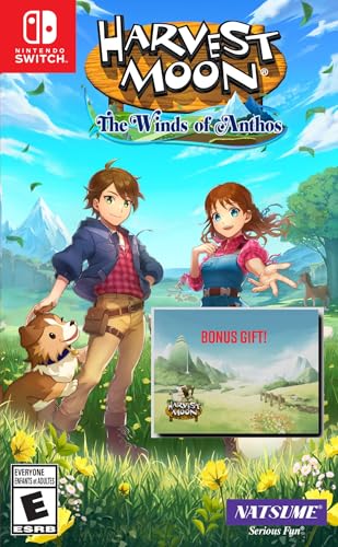 Harvest Moon: The Winds of Anthos For Nintendo Switch with BONUS Harvest Moon Post-it Sticky Note...