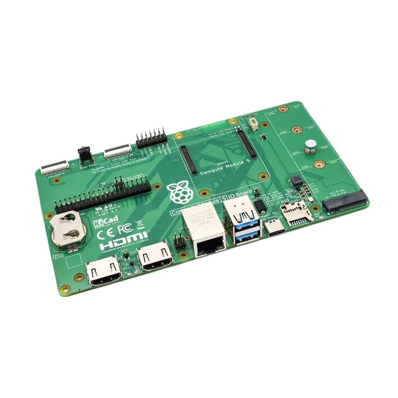VIDOO Scheda Espansione IO Compute Module 5 CM5IO Socket PCIe M.2M Key con Interfacce Ricche