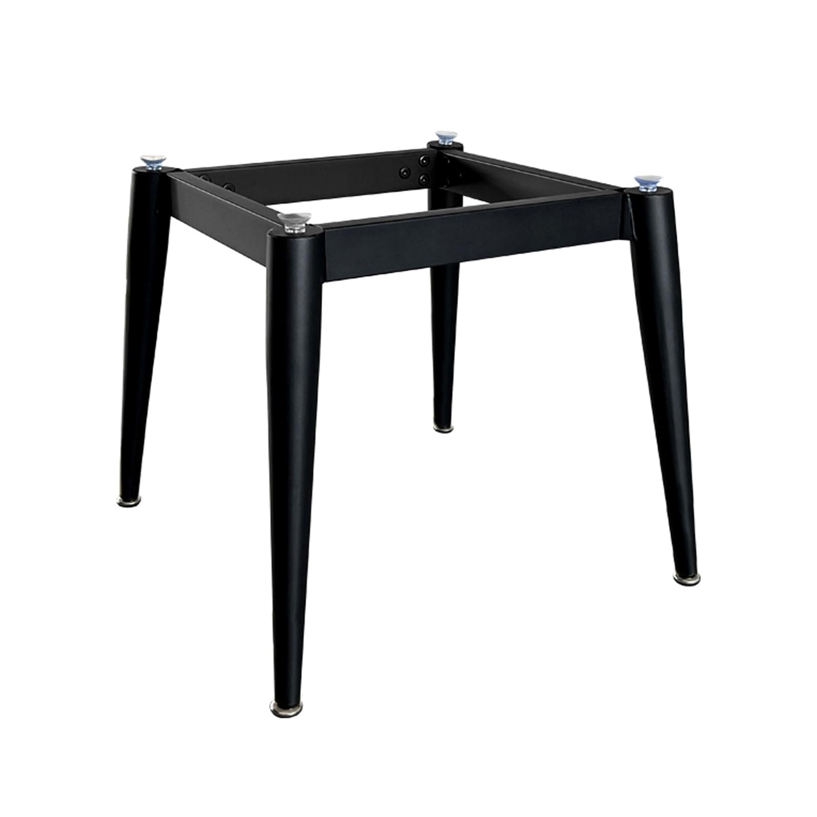 Pieds De Table À Manger Réglables en Métal avec Ventouses Pieds De Table À Thé Carrés Robustes pour Tables D'appoint Bureaux Tables De Jardin(45x45x60cm)