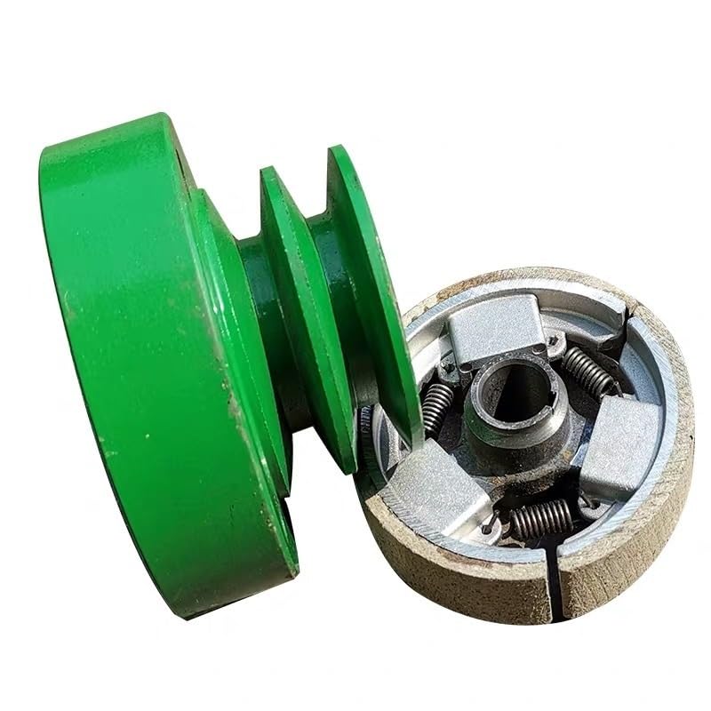 Ensemble d'Embrayage Centrifuge pour Moteur 170F, Kit Tambour de Poulie à 3 Ressorts pour Pulvérisateur Essence, Moteur Diesel et Motoculteur, 1...