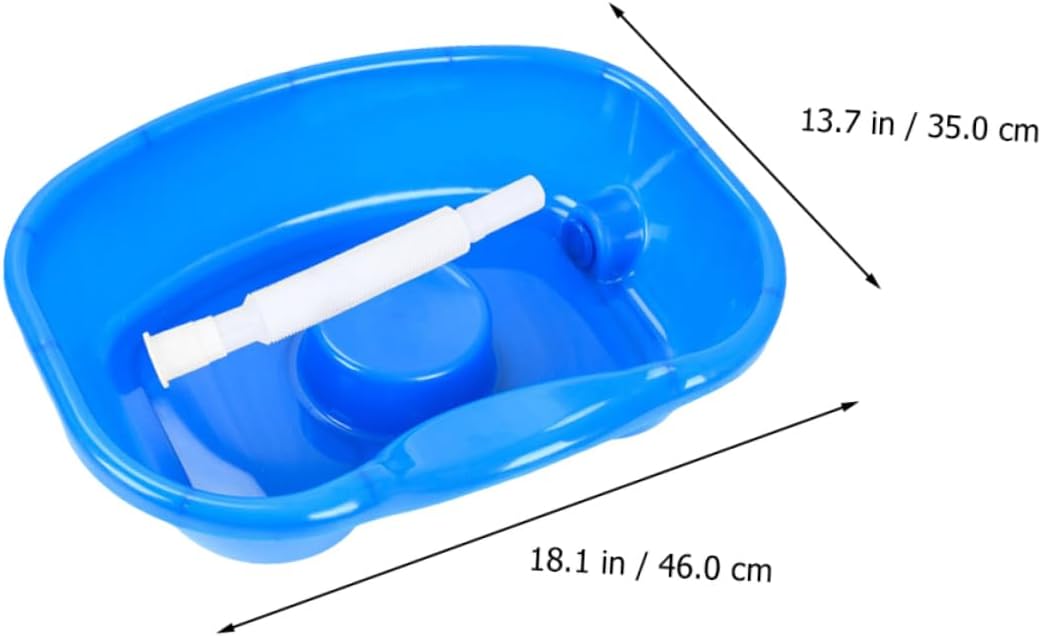 Thickened Hair Washing Basin for Bedridden Children and Pregnant Women – Portable Medical Shampoo Tray Handle for Elderly and Home Use