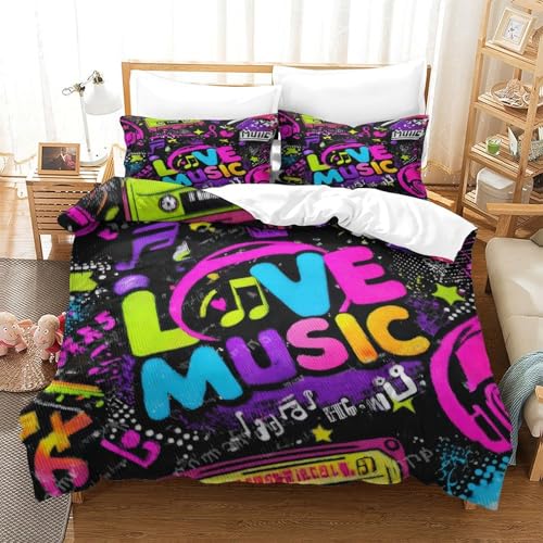 Housse de couette motocross 3D microfibre Super King 260x220cm - 3