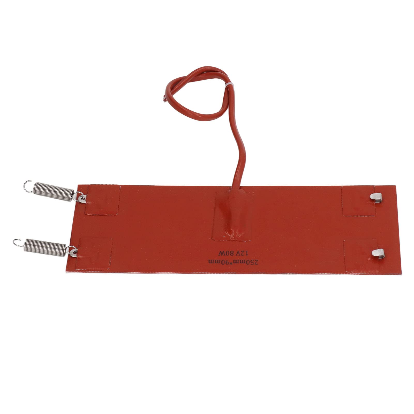 Car Engine Heating Mat, 80W Waterproof Silicone Heater Pad Flexible Automatic Power Off Insulation for Trucks DC12V
