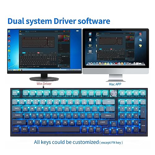 Teclado Gamer SKYLOONG GK980 Conectividad USB-C miniatura 4