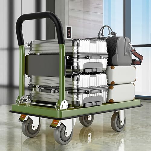 Carretilla plegable con ruedas 360° para uso diverso miniatura 3