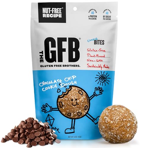 The GFB Cookie Dough Nut Free Protein Bites, Certified Gluten Free Snacks