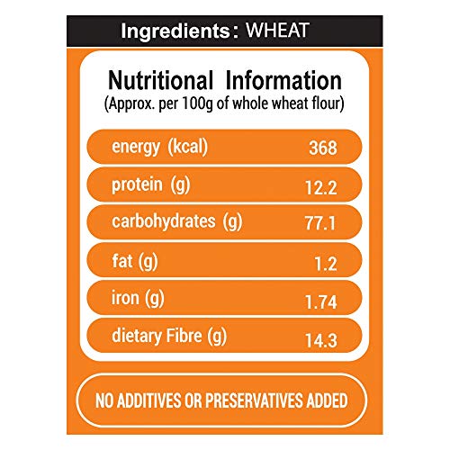 Image of NAGA WHOLE WHEAT CHAKKI ATTA 1 KG