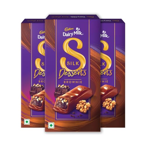 See full amazon price history chart for Cadbury Dairy Milk Silk Desserts Walnut Brownie Chocolate Bar, 70 grams (Pack of 3) Cadbury Dairy Milk Silk Desserts Walnut Brownie Chocolate Bar, 70 grams (Pack of 3) (B0D5HVMYMB) Amazon Price History, Amazon Price Tracker