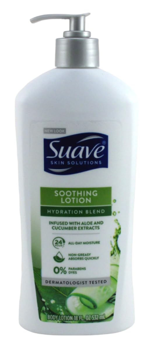 Amazon.com : Suave Skin Lotion 18 Ounce Pump Soothing Aloe (532ml