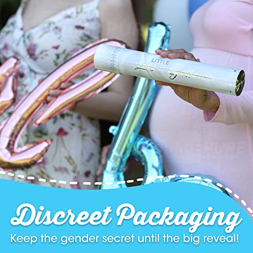 Primepure GRCANNON-BLUE-4-HEARTS Gender Reveal Confetti Cannon thumb #4
