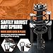 limontek Coil Spring Compressor Tool, Heavy Duty Macpherson Strut Spring Compressor Set with Safety Bracket for Car Truck ATV UTV, 2200 LB Capacity
