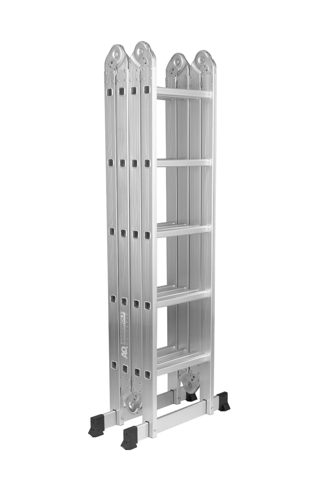 Aardwolf Quickfit 15.5 Ft (4 x 4 | 16 Step) |Portable & Compact Folding Aluminium Multipurpose Ladder | 2-Year Warranty| 150 KG Capacity — Amazon image 11