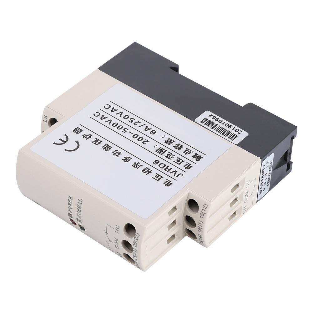 Relé de protección de secuencia de fase JVRD6, dispositivo de control de voltaje de monitoreo de relé de protección de secuencia de fase Keeno JVRD6