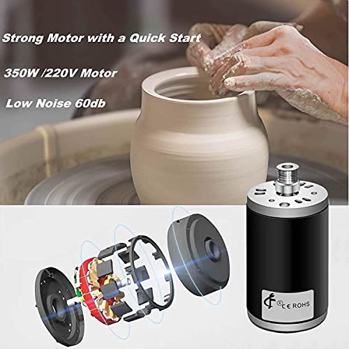 Narra Electric Potter's Wheel 25Cm 350W Ceramic Pottery Wheels Heavy Duty Pottery Forming Machine For Beginner Diy With Foot Pedal And Clay Tools At Home School Pottery Studios #TOP2