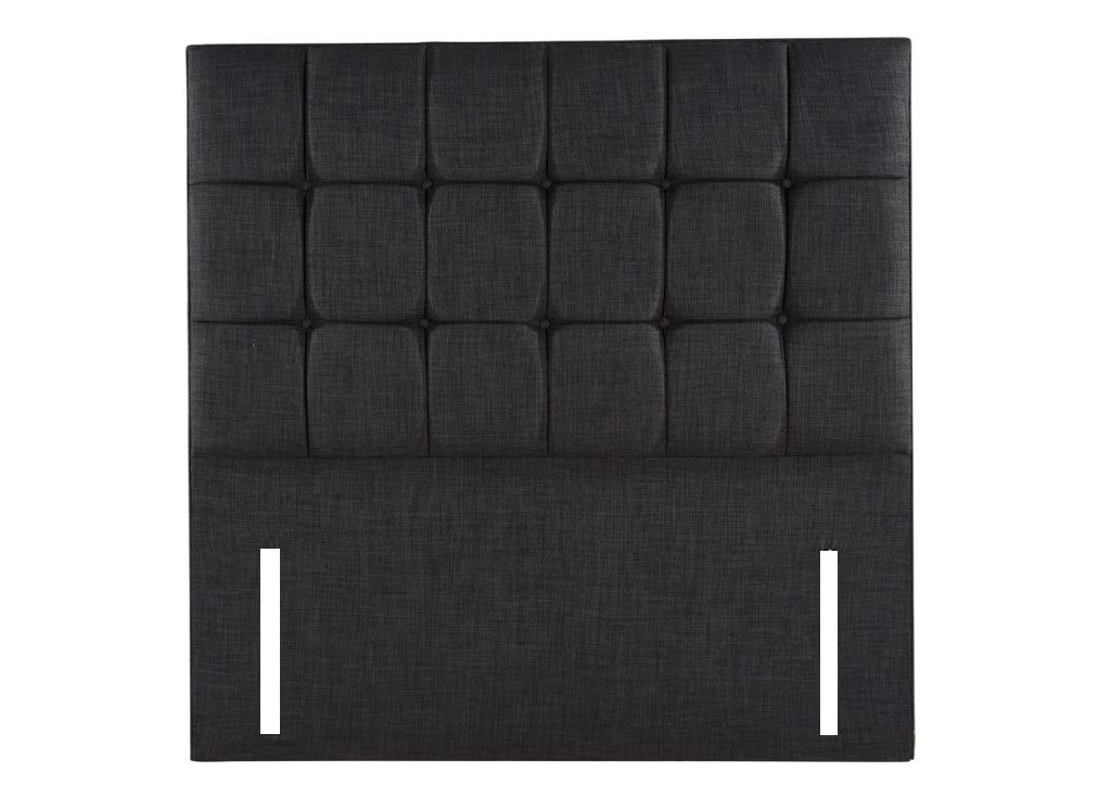 The Furniture Bazaar Cube Floor Standing Upholstered Headboard (5ft King Size)