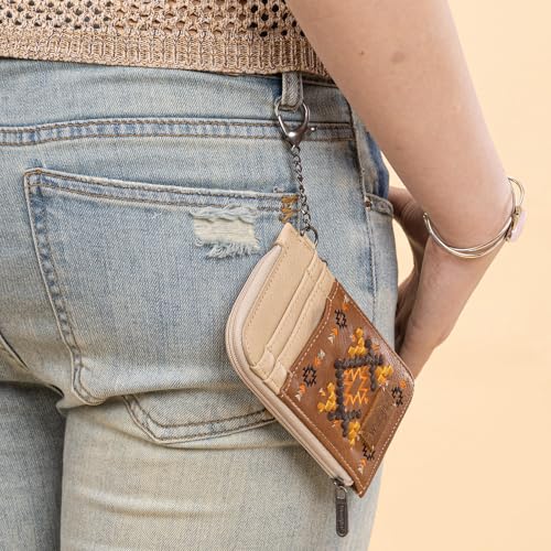 Image of Wrangler Western Card Wallet for Women Aztec Credit Card Holder for Women